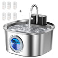 Fontaine à eau sans fil en inox 3 L – Batterie rechargeable