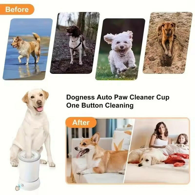 Nettoyeur de pattes rechargeable USB pour chien